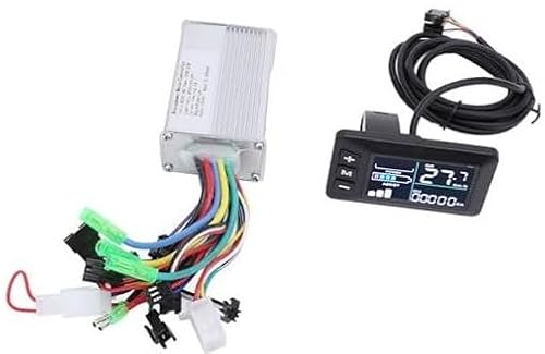 MUEOSI Elektrisches Steuerungskit LCD-Display Aluminiumlegierungsgehäuse 250 W 350 W Motorumrüstsatz for die meisten Lenker E-Bike Bürstenmotor Controller von MUEOSI