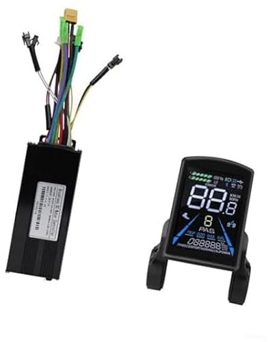 MUEOSI Elektrofahrräder 30A Sinuswelle Brushless Controller 3 Modi mit S-100 LCD-Display Hochwertig for Controller, for Ebikes E-Bike Bürstenmotor Controller von MUEOSI