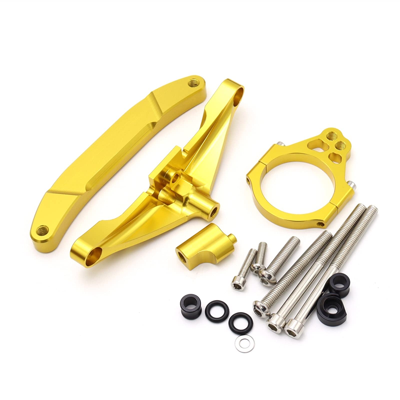 MUEOSI Halterung for Motorrad-Lenkungsstabilisierungsdämpfer, for Yamaha, MT-09 MT09 FZ09 FZ-09 2013-2019 universeller Motorrad Lenkungsdämpfer(W) von MUEOSI