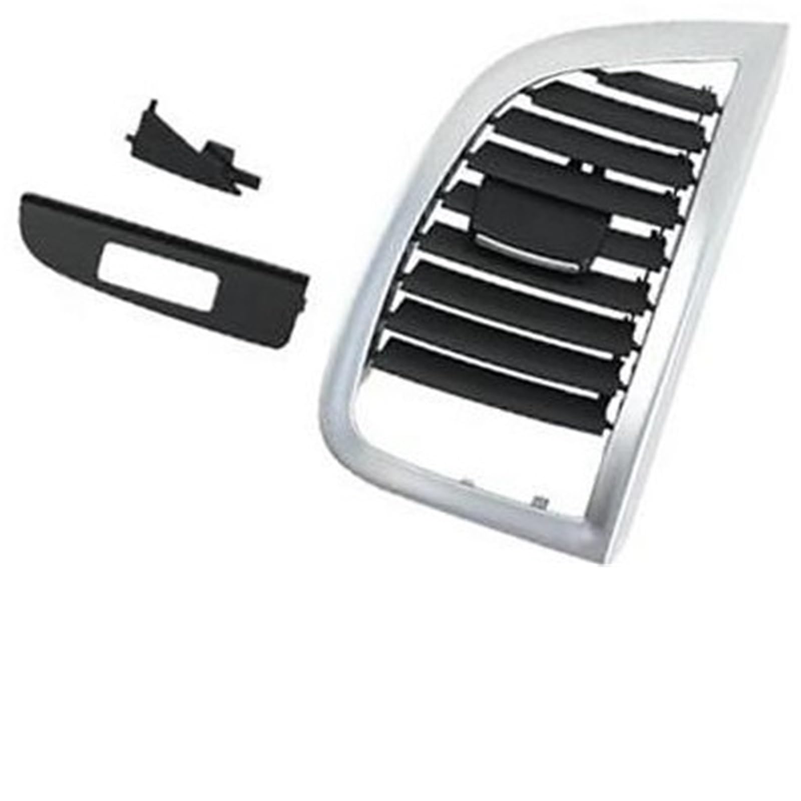 MUEOSI Klimaanlage A/C Vent Outlet Grill Panel Abdeckung, for Q7 2006-2015 4L0820901 4L0820902 LHD RHD Front Dashboard Links Rechts A/C-Entlüftungsabdeckung(Black Front Right) von MUEOSI