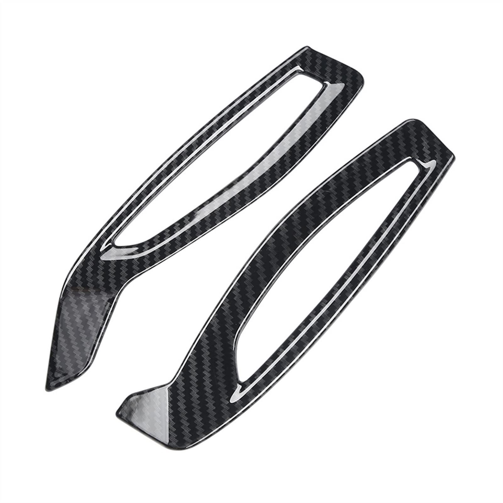 MUEOSI Kohlefaserfarbene Klimaanlagen-Armaturenbrett-Entlüftungsabdeckung, for Toyota, for C-HR CHR AC-Steckdosenabdeckung(Carbon Fiber Color) von MUEOSI