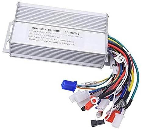 MUEOSI Motordrehzahl-Bürstenregler 48 V 60 V 64 V, for Elektrofahrrad-Scooter 1000 W-1500 W Gleichstrommotorregler E-Bike Bürstenmotor Controller von MUEOSI