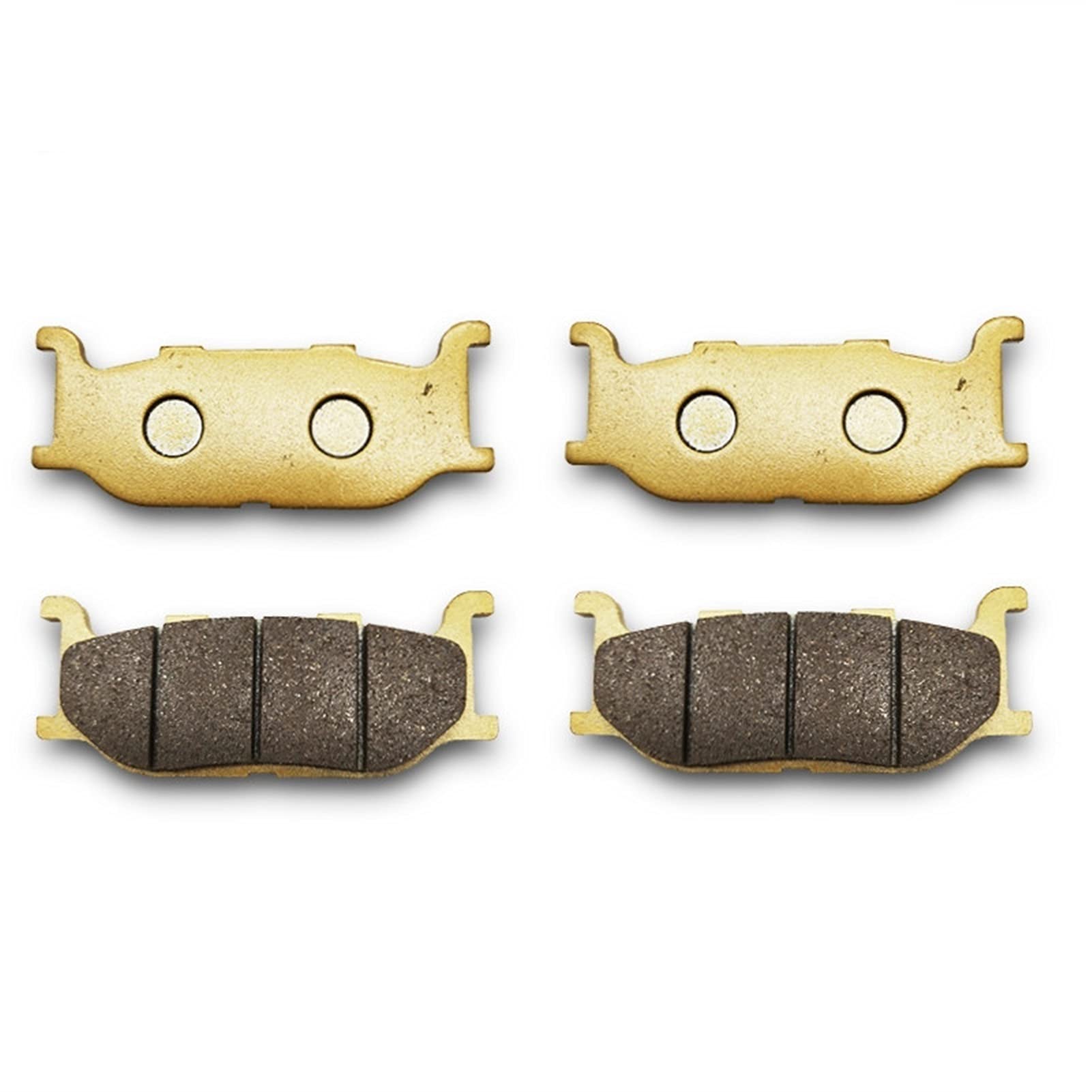 MUEOSI Motorrad-Bremsbeläge vorne und hinten, for Yamaha, FZ 6 FZ6, for Fazer, Verkleidung 2 Kolben-Bremssattel 2004-2007 XJ6 XJ 6 S Diversion 2013 Motorradbremsbeläge(2 Pairs Front) von MUEOSI