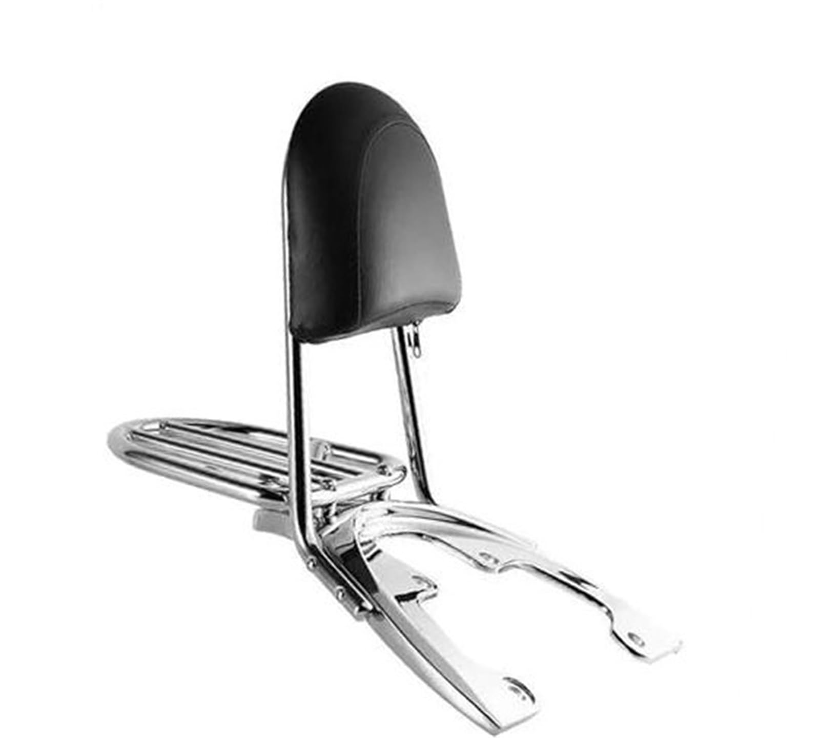 MUEOSI Motorrad Sissy Bar Rückenlehne Gepäckträger Grundplatte, for VRSCAW, for VRSCDX, for VRSCX 2007-2011 Gepäckträger-Stützregal(Black) von MUEOSI