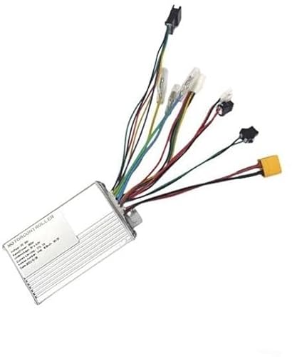 MUEOSI Motorsteuerung for Elektroroller, E-Bike-Steuerung, bürstenloser 36-V-Fahrrad-Steuerung, geeignet for ES9, for Elektroroller E9T(B) E-Bike Bürstenmotor Controller(Black A) von MUEOSI