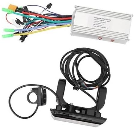 MUEOSI Motorsteuerungssatz, LCD-Anzeige, Gehäuse aus Aluminiumlegierung, ABS-Material, zur Modifikation von Elektrorollern E-Bike Bürstenmotor Controller von MUEOSI