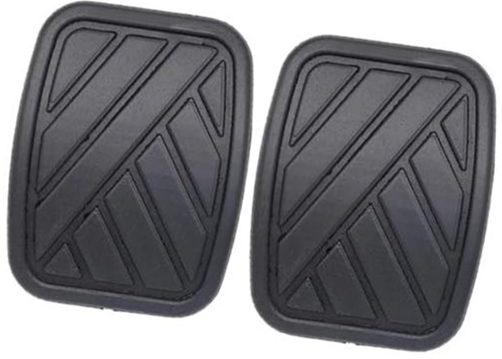 MUEOSI Pedalauflage, for Chevrolet, for Tracker 1999 2000 2001 2002 2003 2004 2005, for Grand, for Vitara SZ Auto Gummibremskupplungs-Fußpedalauflageabdeckungen Gummi-Kupplungspedalauflage(BLACK 2piec von MUEOSI