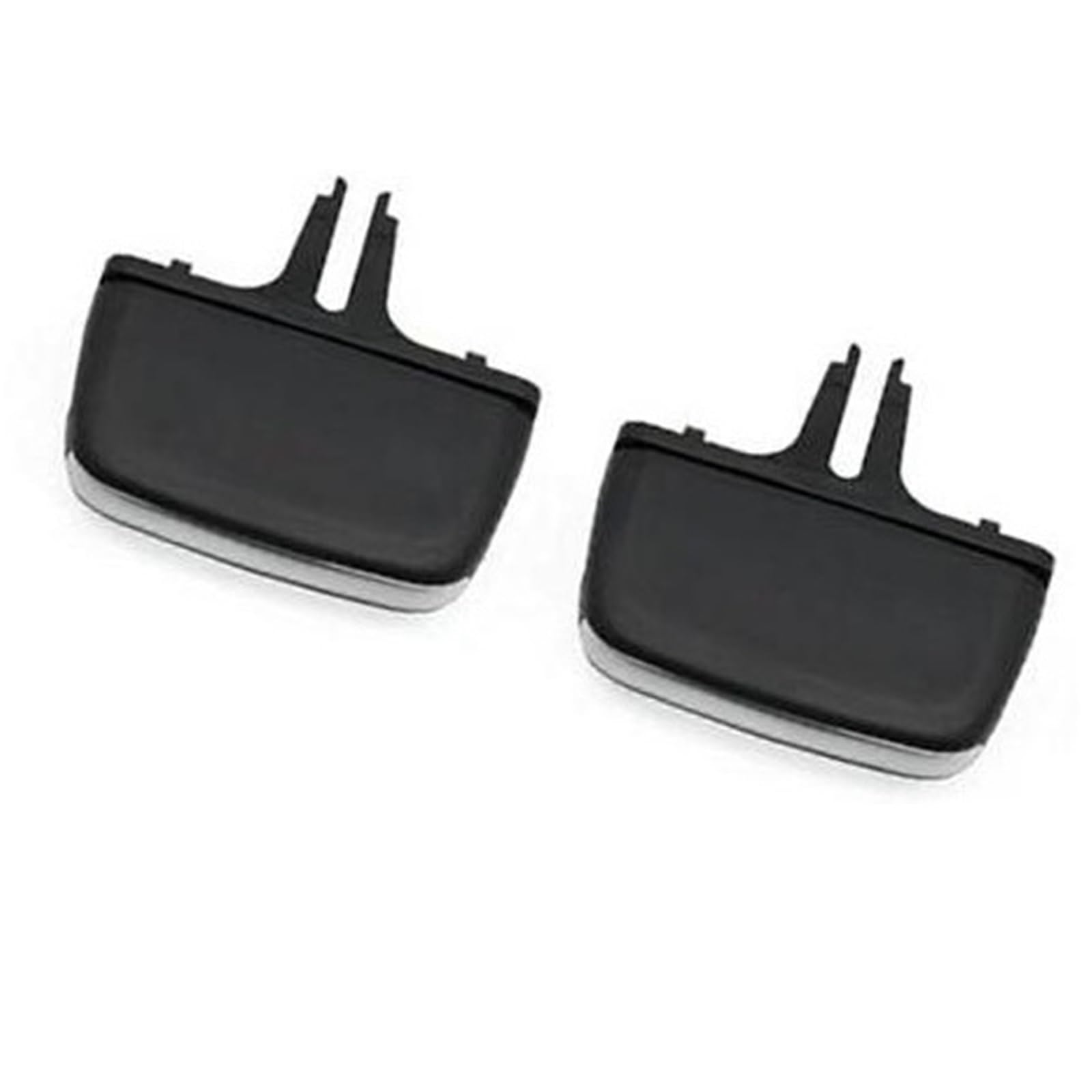 MUEOSI Reparatursatz for Armaturenbrett-Entlüftungsöffnungen vorne und hinten, for Lüftungsgitter, Auslasslasche, Schieber-Clips, for Volvo, XC90 2016–2024 Entlüftungslaschenclip(Black 2 pcs) von MUEOSI