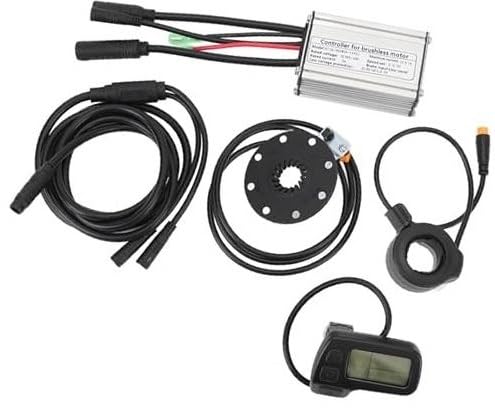 MUEOSI Umrüstsatz, LCD-Display-Controller-Kit mit 130-fachem Daumengas-Kit for Elektroroller E-Bike Bürstenmotor Controller von MUEOSI