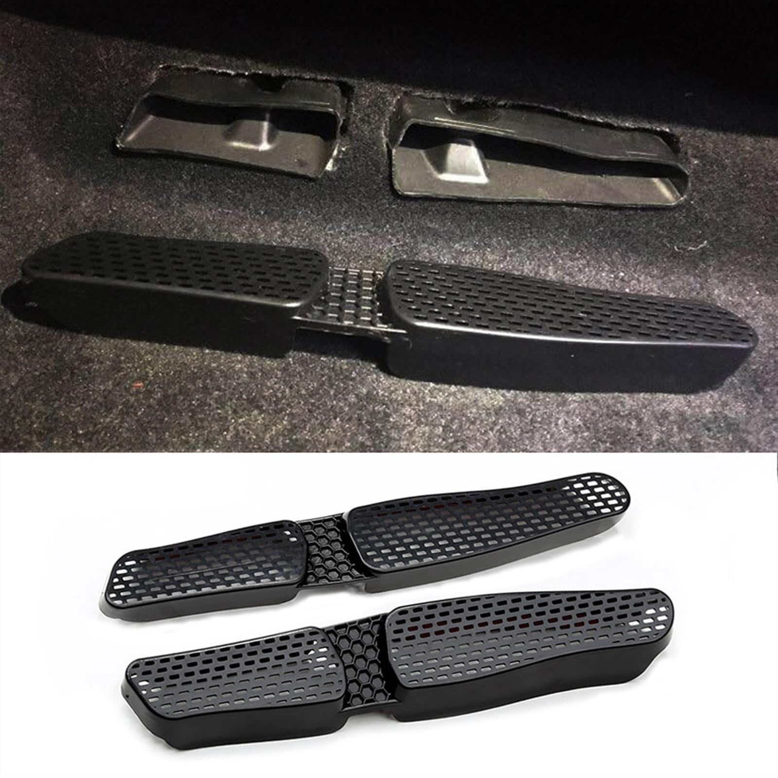 MUEOSI Unter dem Sitz AC Heat Floor Air Conditioner Duct Vent Outlet Grille Cover Trim, for, for Q2 2017 2018 Lüftungsschutz von MUEOSI