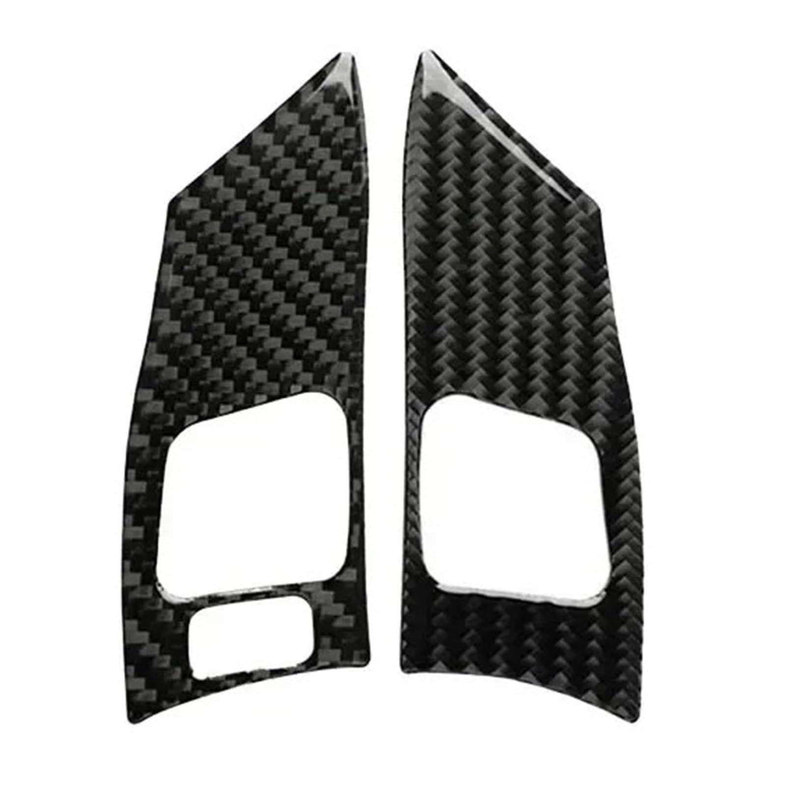 MUEOSI for Lexus, for IS250 300 350 2006–2012, Auto-Lenkrad-Knopfabdeckung aus schwarzem Carbon, Innenaufkleber, Dekor-Zubehör Dekorativer Lenkradaufkleber von MUEOSI