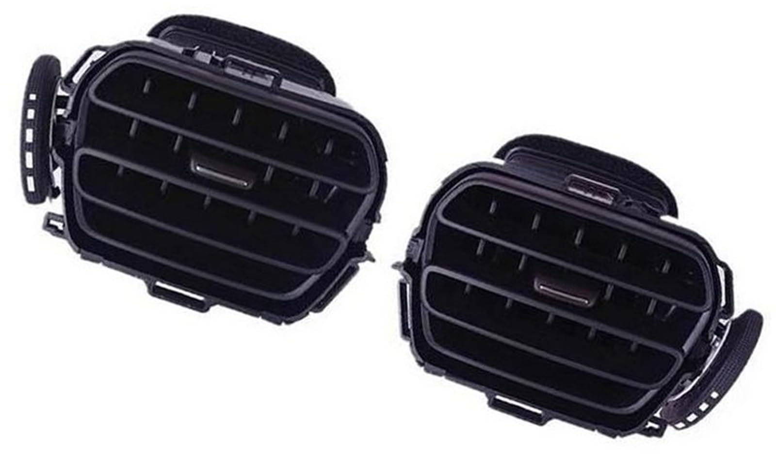 MUEOSI for Peugeot, 301, for Citroen, C3 Auto Front Central Air Outlet Vent Air Vent Klimaanlage Outlet AC Vent 96764765ZD 96772870ZD A/C-Entlüftungsabdeckung(Black Left and Right) von MUEOSI