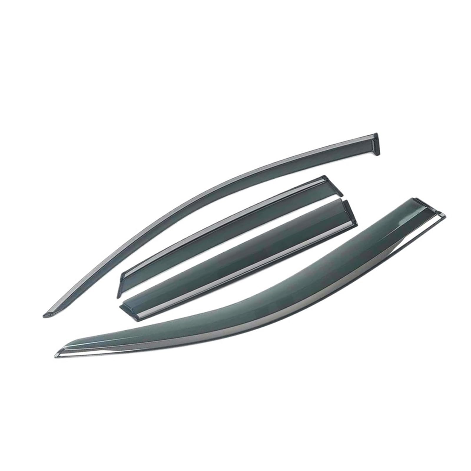 MUEOSI for Peugeot, 4008 2012-2019 Autofenster Sonnenschutz Regenschutz Visiere Schild Schutz Schutz Abdeckung Rahmen Aufkleber Außenzubehör Windabweiser-Set(for 4008 2012-2017) von MUEOSI