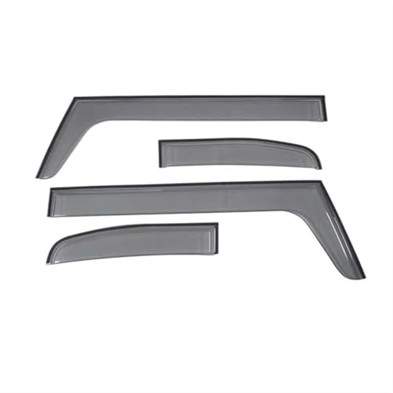 MUEOSI for Toyota, FJ for Cruiser 2007-2021 Seite Fenster Visor Vent Shades Sonne Regen Deflektor Schutz Auto Tür Markisen Unterstände Schutz Schutz Windabweiser von MUEOSI