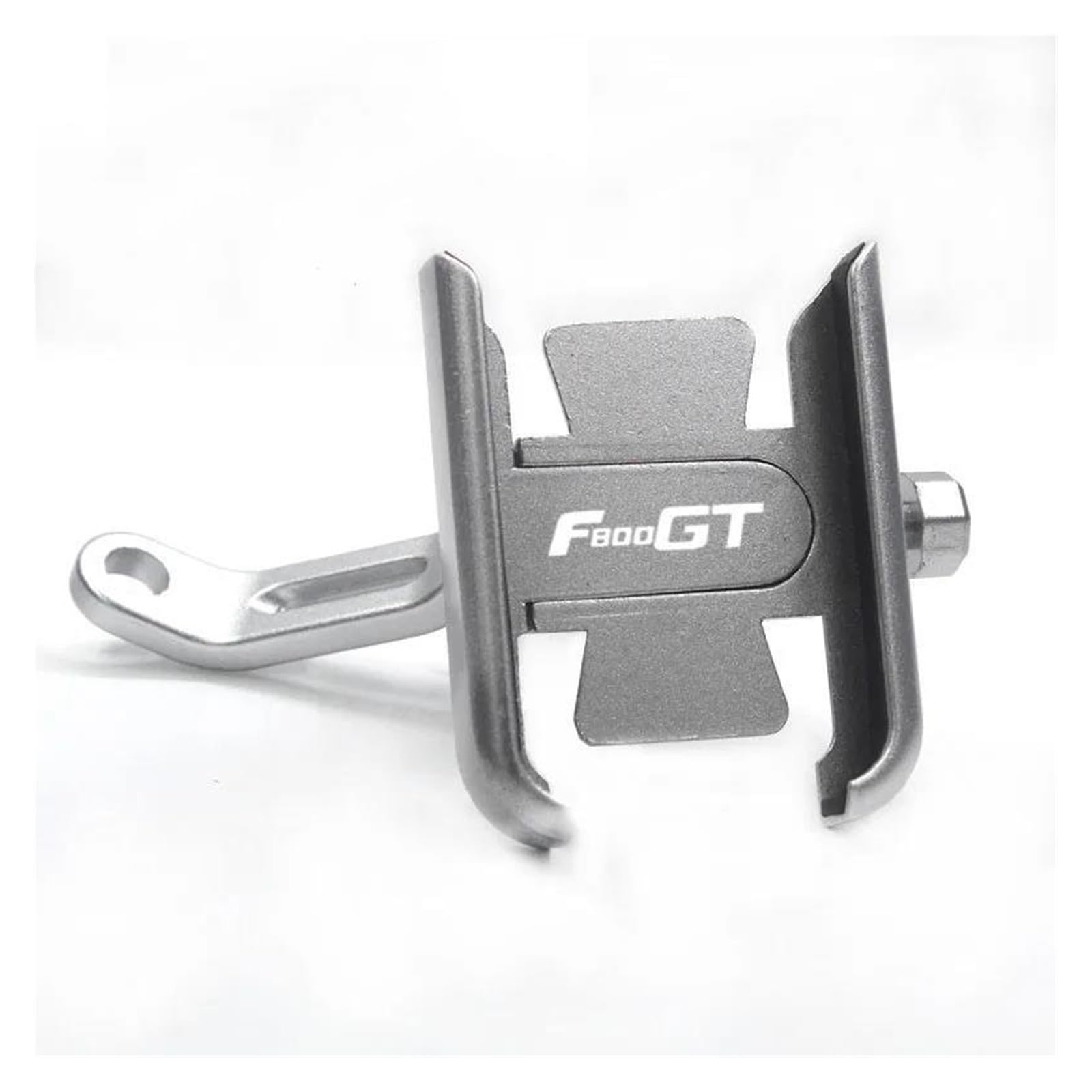 MUFENGparts Für BMW F800GT F800 GT F 800GT 2013-2024 F 800 GT Motorrad Rückspiegel Handy Halterung GPS Ständer Halterung(Mirror Type Silver) von MUFENGparts