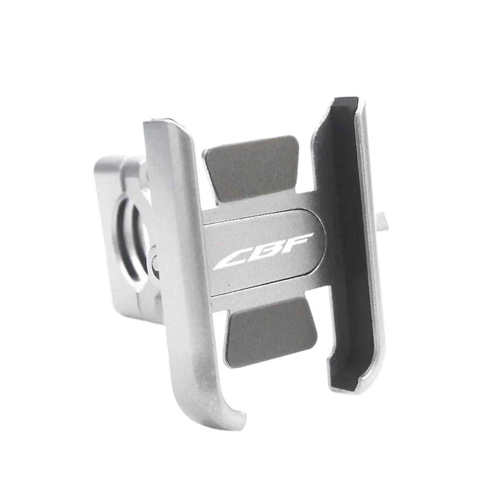 MUFENGparts Für Honda CBF125 CBF150 CBF600 CBF1000 CBF 125 150 250 Motorrad Handy Halterung GPS Ständer Halter(Handlebar Silver) von MUFENGparts