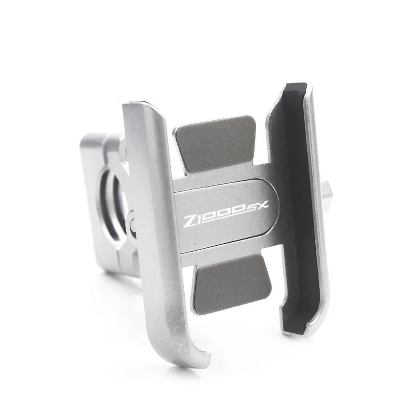 MUFENGparts Für Kawasaki Z1000SX Z 1000 SX Motorrad CNC Lenker Handyhalterung GPS Ständer Halterung(Handlebar Silver) von MUFENGparts