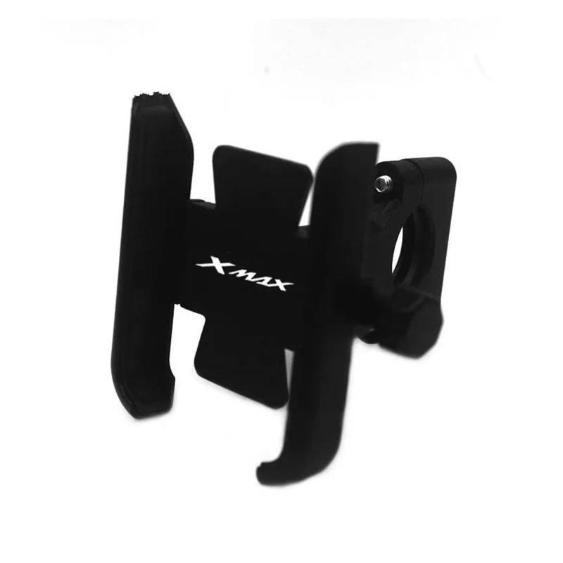 MUFENGparts Für Yamaha XMAX300 XMAX400 Xmax X-MAX 125 250 300 400 Motorrad Lenker Handy Halter GPS Stand Halterung(Handlebar Black) von MUFENGparts