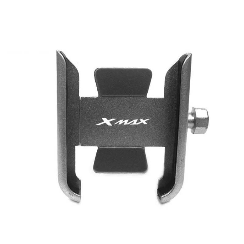 MUFENGparts Für Yamaha XMAX300 XMAX400 Xmax X-MAX 125 250 300 400 Motorrad Lenker Handy Halter GPS Stand Halterung(Handlebar Silver) von MUFENGparts