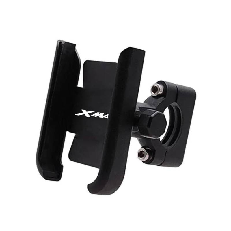 MUFENGparts Für Yamaha XMAX300 XMAX400 Xmax X-MAX Xmax Motorrad Lenker Handy Halter GPS Stand Halterung(Handlebar Black) von MUFENGparts