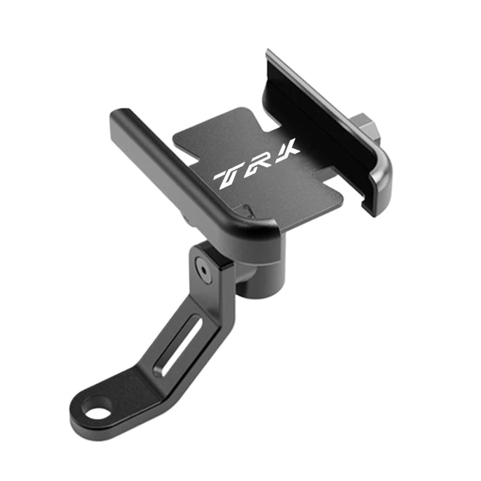 MUFENGparts Logo TRK Für Benelli TRK 502 502X TNT 125 300 600 Motorrad Rückspiegel Handy Halter GPS Stehen(Black) von MUFENGparts