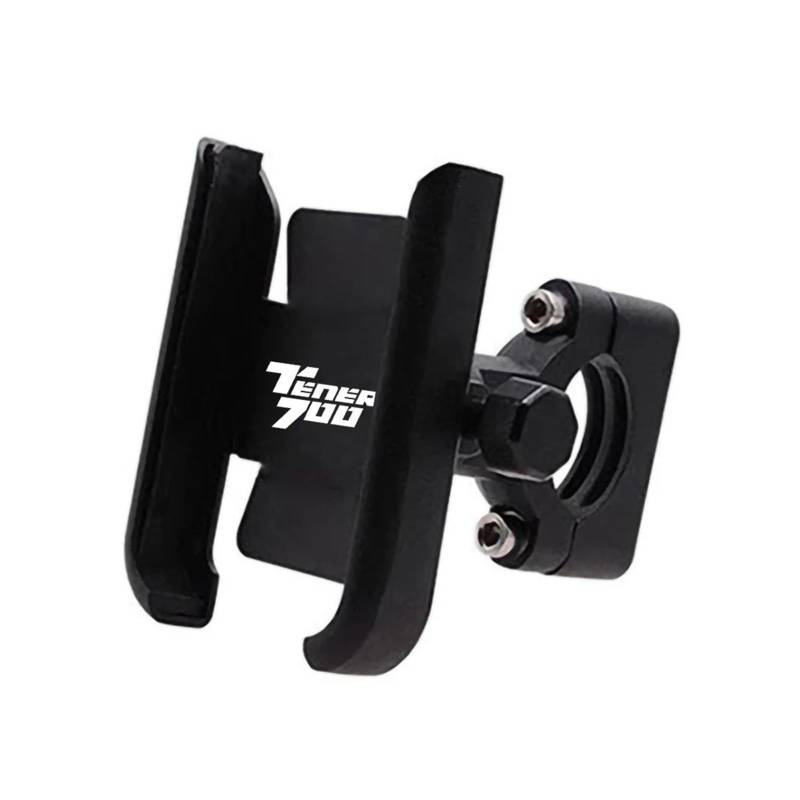 MUFENGparts Motorrad Lenker Handy Halter GPS Ständer Für Yamaha TENERE700 Tenere 700 Tenere700 XTZ690 XTZ700(Handlebar Black) von MUFENGparts