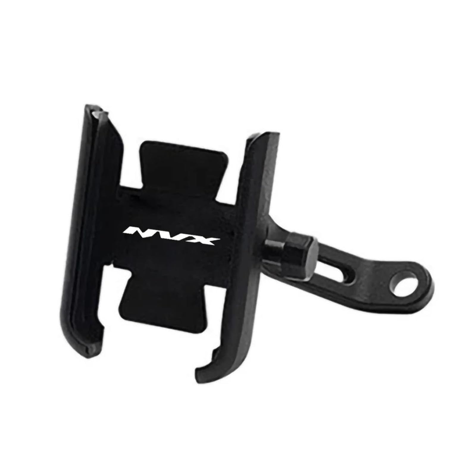 MUFENGparts Motorrad Rückspiegel Handy Halter GPS Ständer Für Yamaha NVX155 AEROX155 NVX AEROX 155 2015-2024(Mirror Type Black) von MUFENGparts