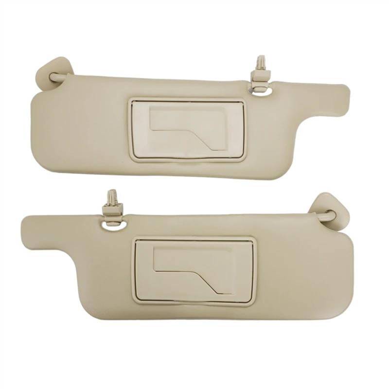 Auto Sonnenschutz Auto Sonnenblende Beige Make-Up Spiegel Sonne Abschirmung Bord Für Toyota Für Corolla 2001 2002 2003 2004 2005 2006 2007 Sonnenblende Verlängerung von MUFFRO