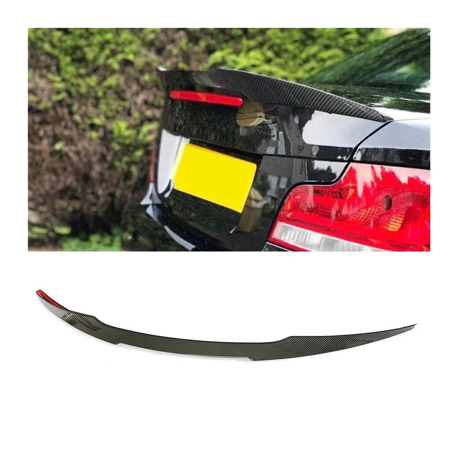 Heckspoiler Spoiler Flügellippe Passt Für E82 Spoiler Lip Flügel Carbon Für 1 Seires E82 Für Coupe 118i 120i 125i 128i Hinten Stamm Flügel Spoiler 2007-2012 von MUFFRO