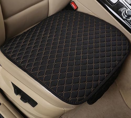 MUGONGWEI 5 Sitzer Auto Sitzbezüge für Kia Sportage 2020-2025, Atmungsaktiv Bequem Sitzbezüge Auto Seat Covers Full Set, Innenraum Zubehör,Front Row 2pcs Blackgolden von MUGONGWEI