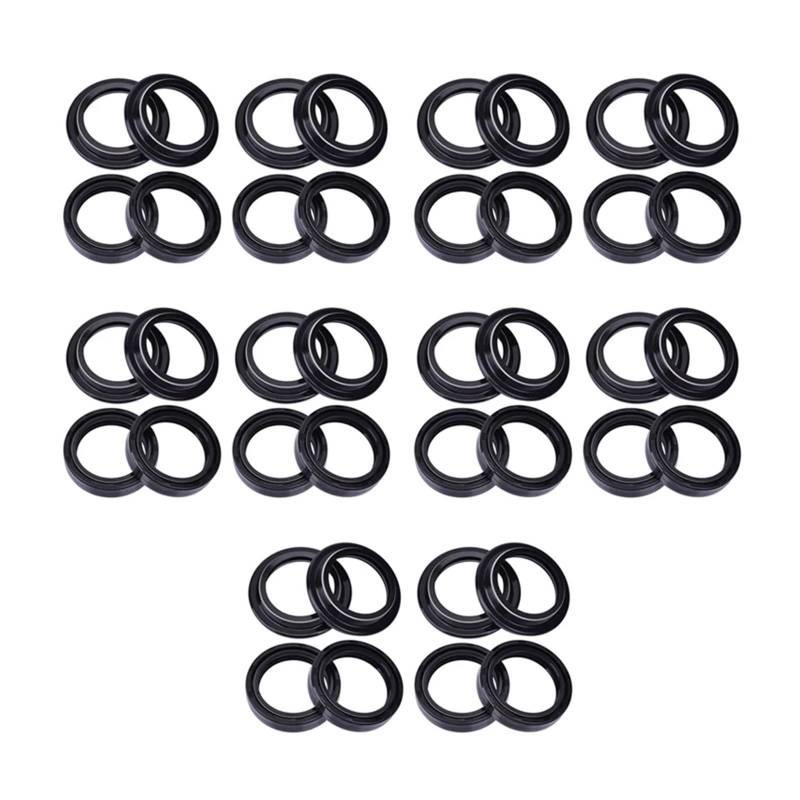 41x54x11 Gabel Dämpfer Öl Dichtung 41 54 Staub Abdeckung for ZX 6 6R 6RR ZX6 ZX-6R ZX6R ZX636 NINJA 636 ZX-6RR ZX6RR ZR-7(20pc Seal 20pc Cover) von MUMPPRCE