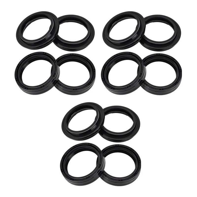 49x60x11 49 * 60 Motorrad Gabel Dämpfer Öl Dichtung und 49 60 Staub Abdeckung Dichtung for Dyna Fat Bob FXDF 2008-2015(6pc Seal 6pc Cover) von MUMPPRCE