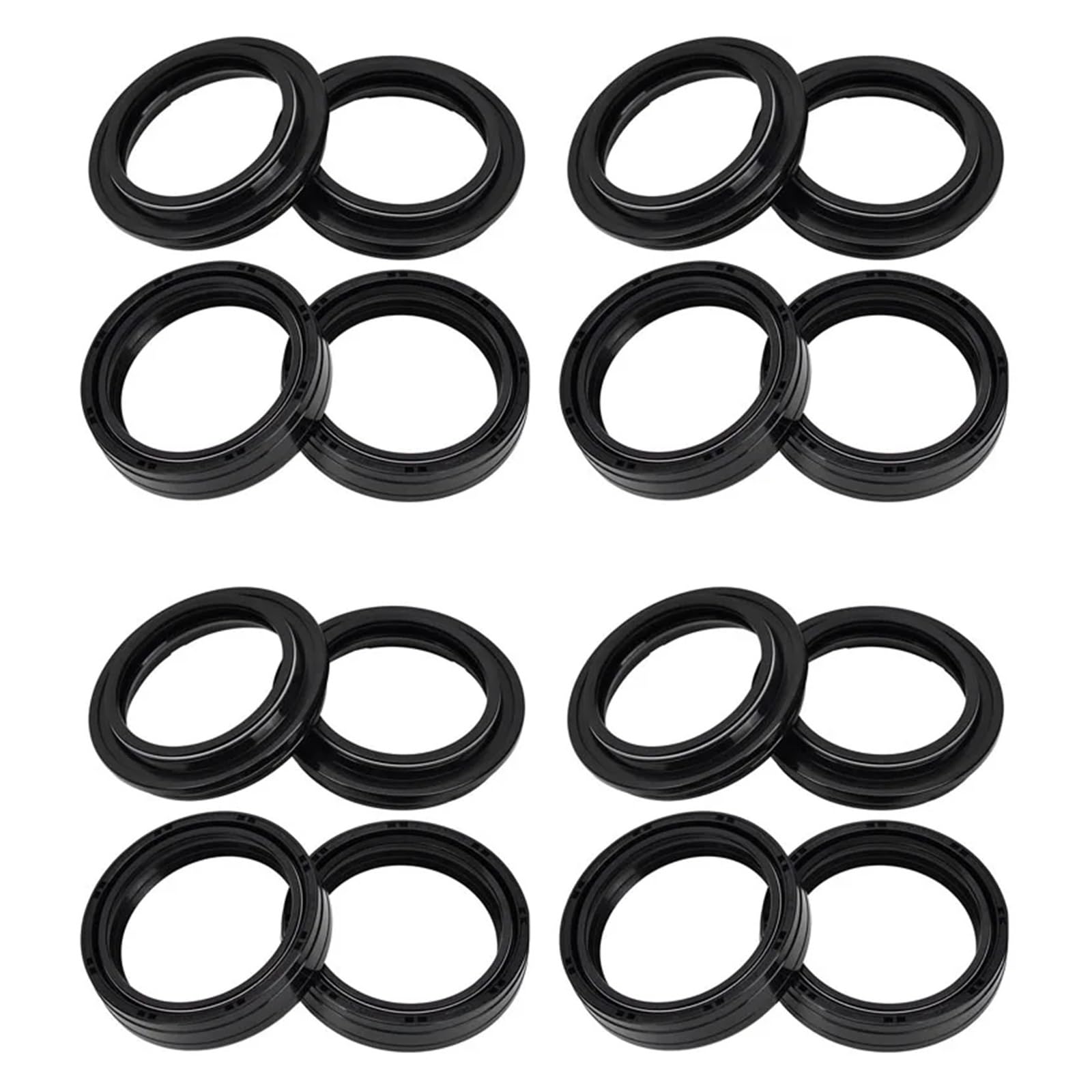 49x60x11 49 * 60 Motorrad Gabel Dämpfer Öl Dichtung und 49 60 Staub Abdeckung Dichtung for KLX400R KLX400 KLX 400 R SR KLX400SR(8pc Seal 8pc Cover) von MUMPPRCE