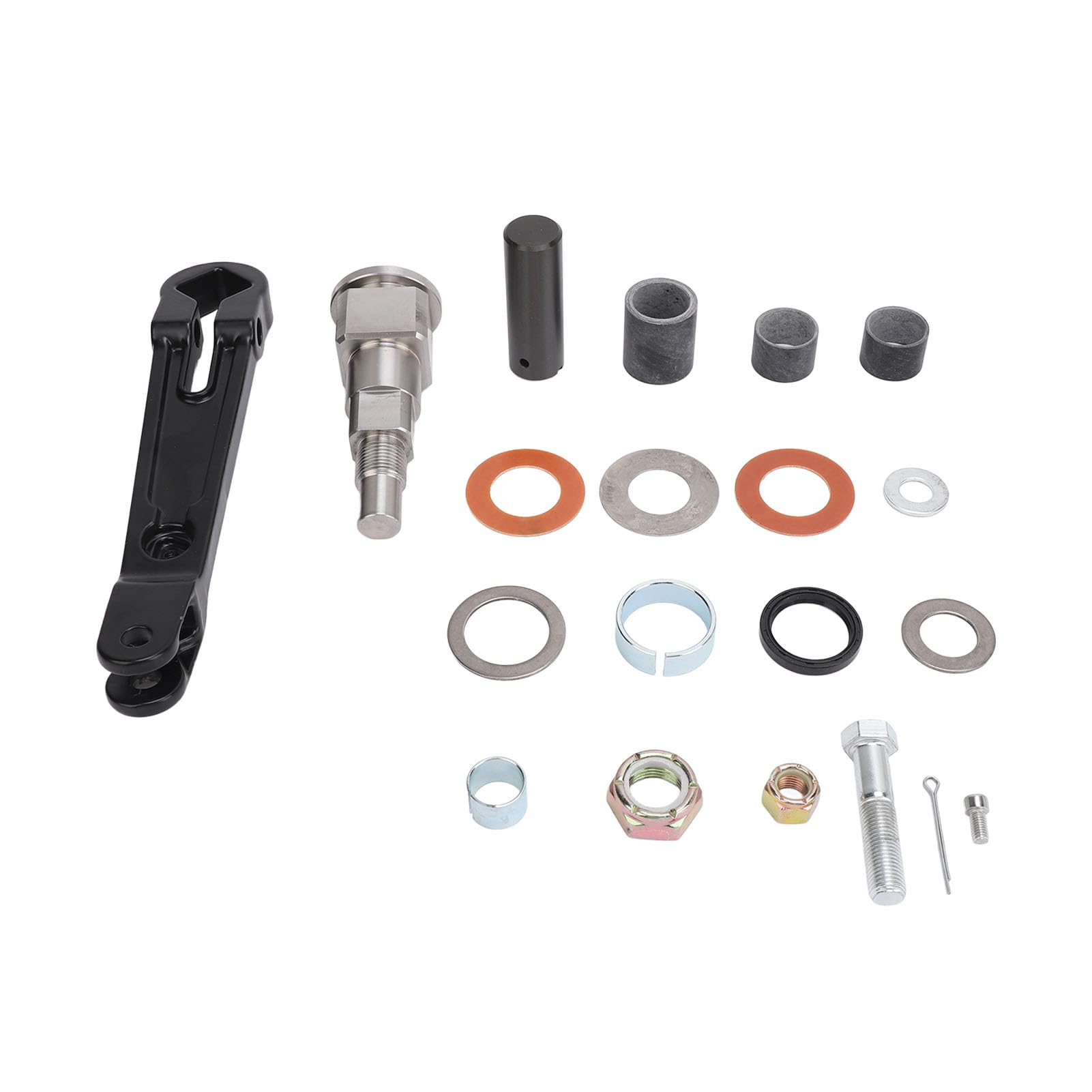 MUNEFE Oberer Gimbal Lenkarm Wellenstift, Gimbal Housing Lenkerarm -Schwenkwellenstift, Lenkarm Welle Stift Dichtungsnuss -Nuss -Kit für Boote von MUNEFE