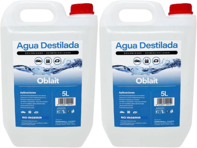 MUNTRADE Destilliertes Wasser, 10 l von MUNTRADE