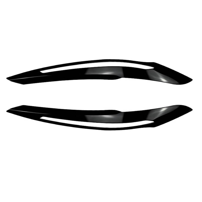MURRAYLE Passend for BMW 1er F20 F21 118i 120d 120i M135i Pre-Lci 2011–2015, ABS-Auto-Frontscheinwerfer, Augenbrauen, Augenlider, Aufkleber, glänzend schwarz Scheinwerfer-Augenbraue (Size : Gloss Bla von MURRAYLE