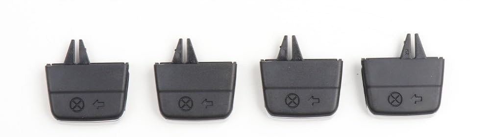 AC Lüftungsgitter vorne AC Vent Slider Kit Auto Klimaanlage Vent Outlet Gitter Clip Paddles Für KIA Für K2 2011-2015 AC vorne Lüftungsgitter von MUTYNE