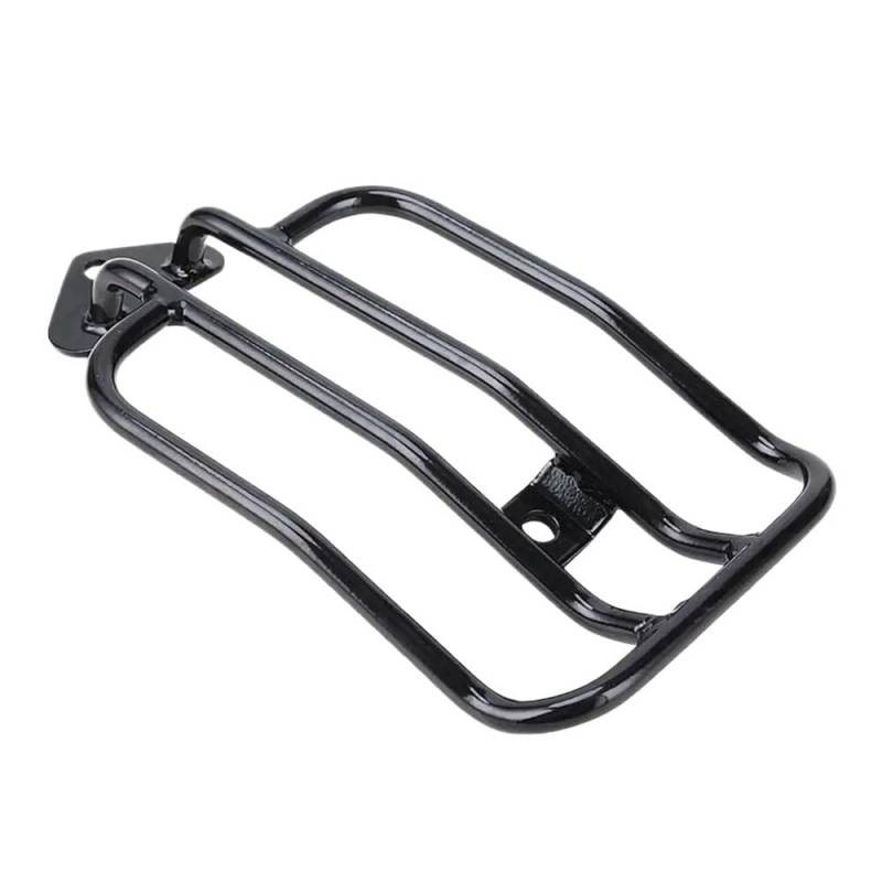 Hinten Gepäck Träger Rack Unterstützung Motorrad Hinten Gepäckträger Unterstützung Schwarz Glänzend Für Ha&rley Für Sportster Iron XL 883 1200 2004-2021 von MUTYNE