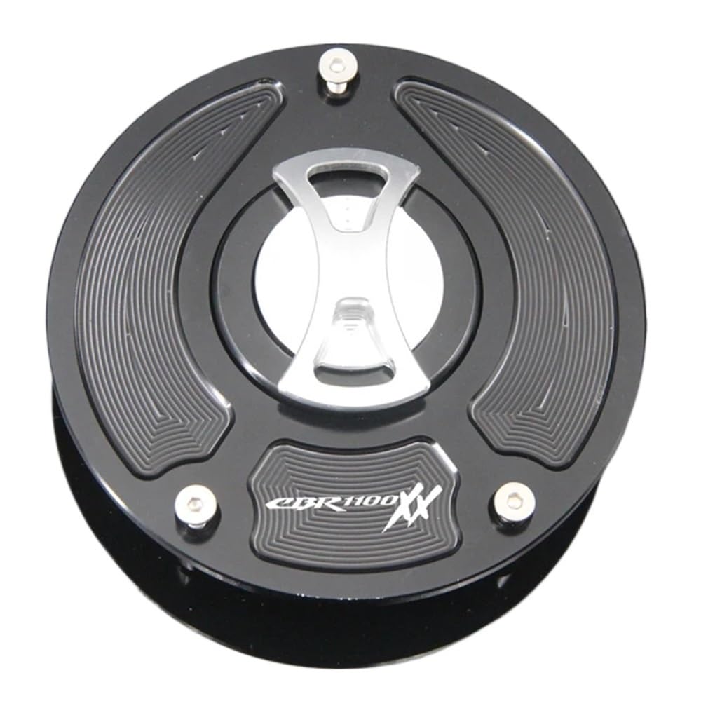 Kraftstoff tankdeckel Keyless Motorrad Kraftstoff Gas Tank Cap Abdeckung Für CBR1100XX Für Blackbird/Für Super 1996-2007 von MUTYNE