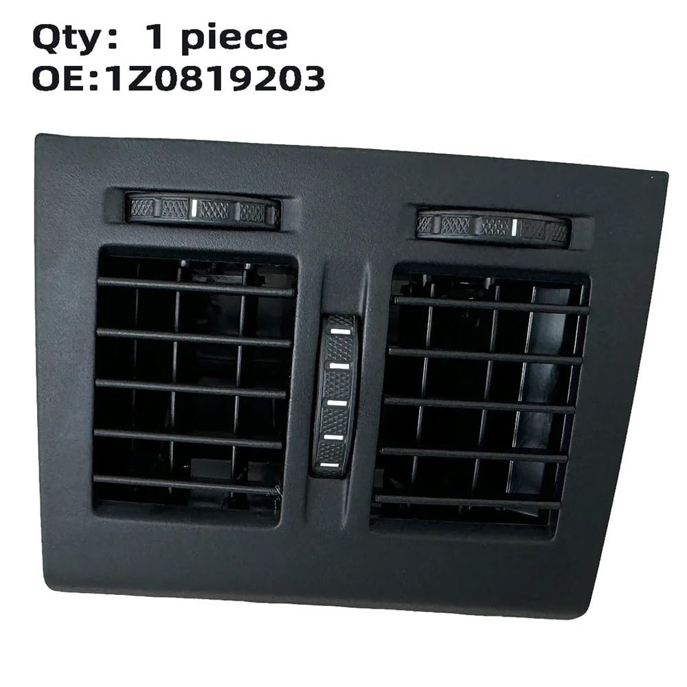 MUTYNE AC Lüftungsgitter vorne Innenkonsole Rücksitz AC Air Outlet Vent Grill Für Octavia A5 2 RS MK2 2004–2013 Für Yeti 5L 2010–2013 1Z0819203 AC vorne Lüftungsgitter von MUTYNE