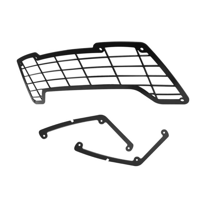 Motorrad Scheinwerferabdeckung Motorrad Schwarz Aluminium Scheinwerfer Schutz Grill Abdeckung Verkleidung Für Für Pan America RA1250 1250S 2020-2021 von MUTYNE