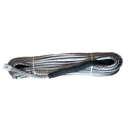 MVGVPLVLTN 12mm X 25m Offroad 4X4 Car Accessories Synthetic Winch Rope(Gray) von MVGVPLVLTN