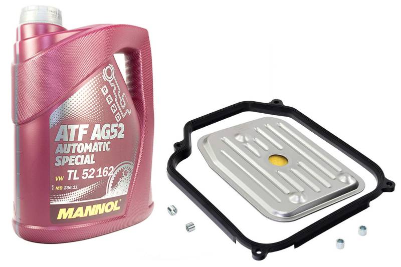 4 Liter Mannol ATF AG52 Automatik Getriebeöl + Filter A u d i A3 A4 A6 V W Golf 4 IV von MVH Bockauf