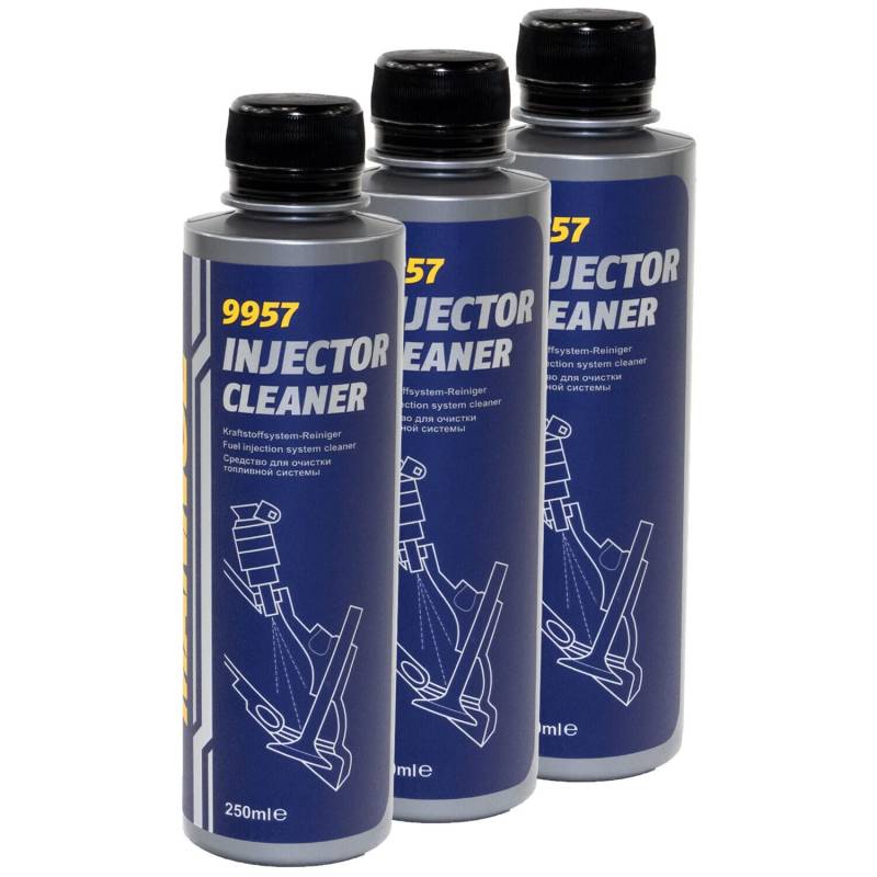 Injektor Reiniger Reinigung Benzin Motor Injector Cleaner Kraftstoff Additiv MANNOL 3 X 250 ml von MVH Bockauf