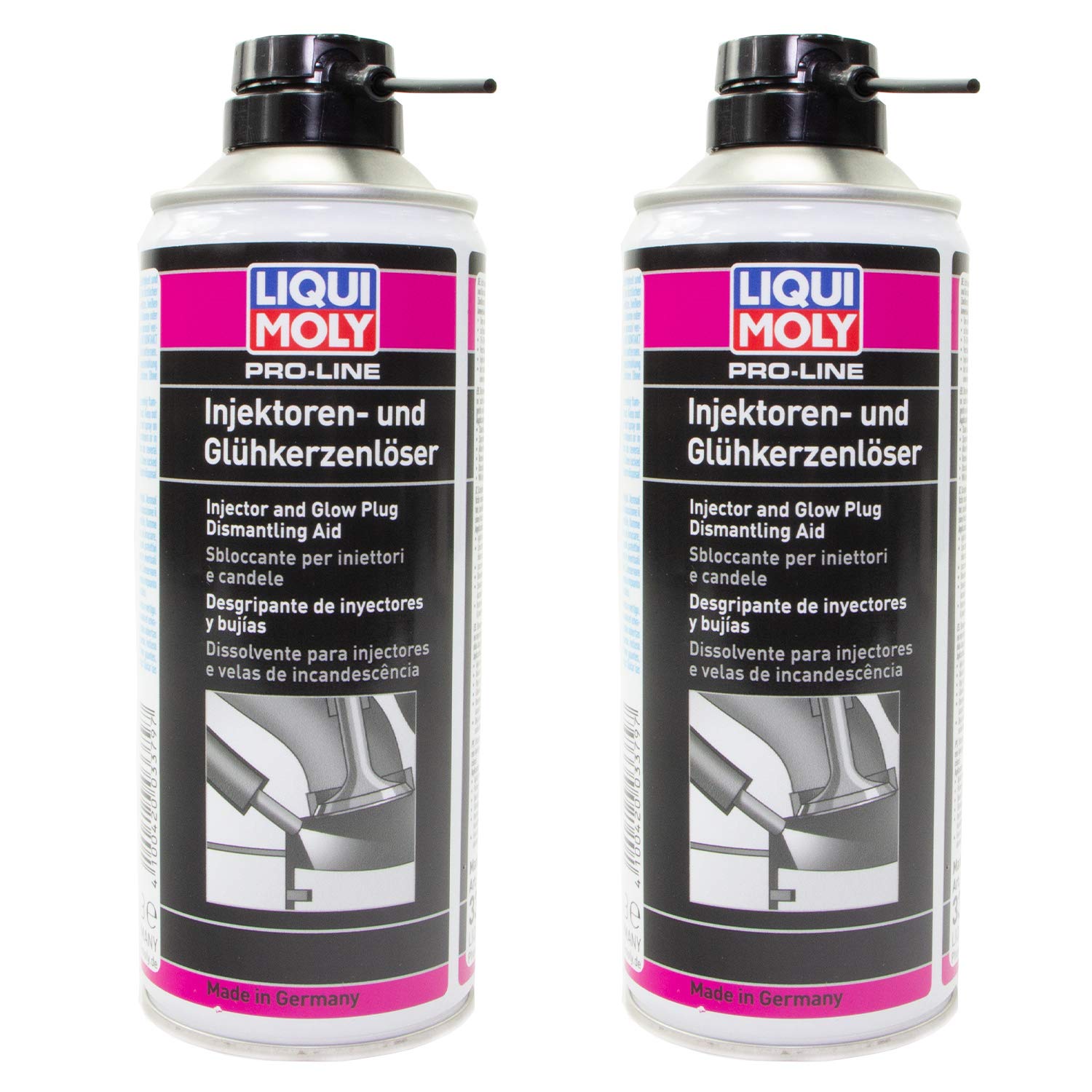 Injektoren Glühkerzen Injektor Glühkerze Löser Pro-Line LIQUI MOLY 3379 2x 400 ml von MVH Bockauf