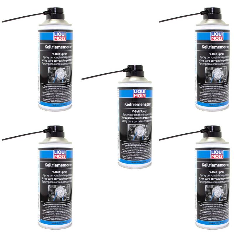 Keilriemen Antriebsriemen Zahnriemen V-Belt Spray LIQUI MOLY 4085 5x 400 ml von MVH Bockauf