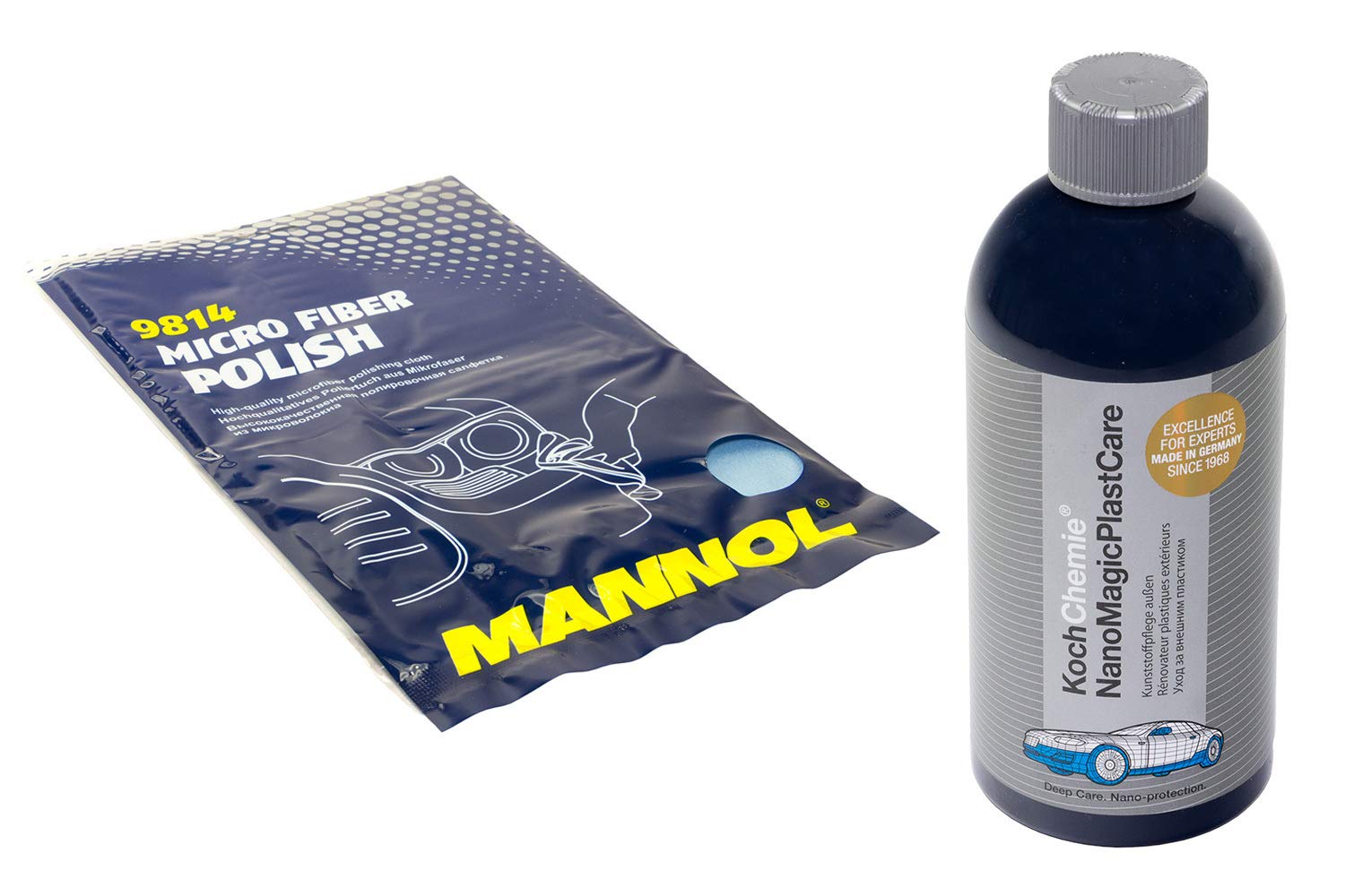 Kunststoffpflege Nano Magic Plast Care Koch Chemie 500 ml inkl. Microfasertuch von MVH Bockauf