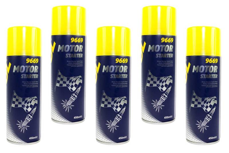 MANNOL Motor Starter Starthilfe Spray 2,25 Liter Kaltstart Startpilot Start Fix von MVH Bockauf