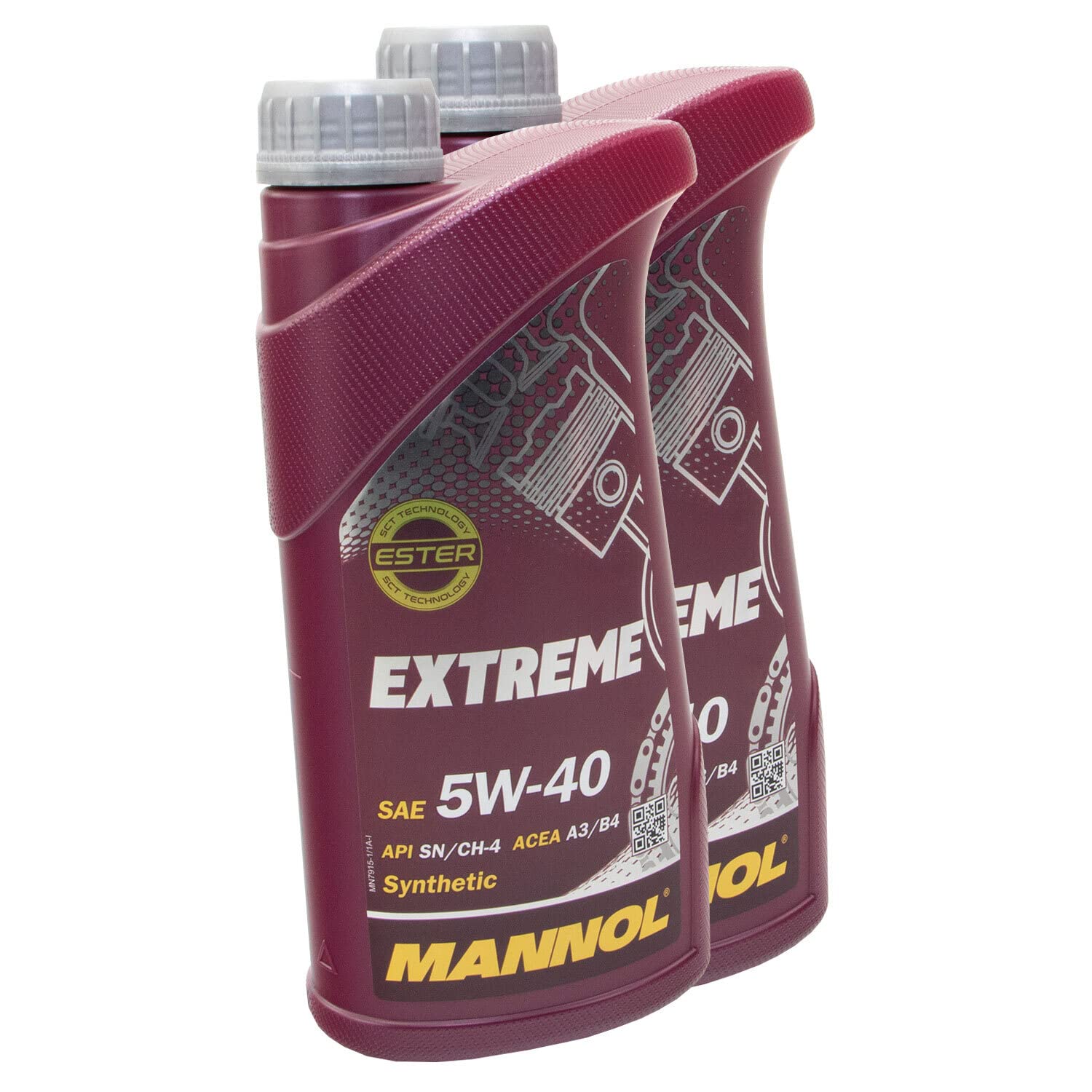 Motoröl MANNOL 5W-40 Extreme API SN/CH-4 2 X 1 Liter von MVH Bockauf