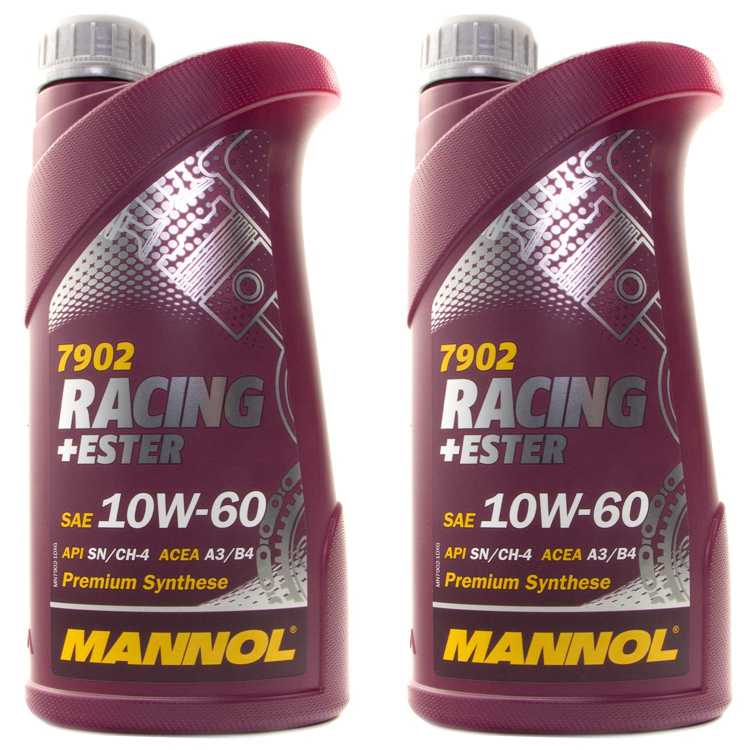 Motoröl Motor ÖL Oel Benzin Diesel MANNOL Racing+Ester 10W-60 API SN/CH-4 2x 1 Liter von MVH Bockauf